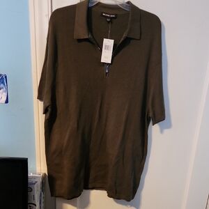 Michael Kors Men's Olive Polo Shirt